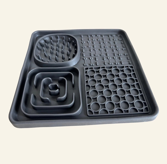 Tapis de léchage anti-glouton