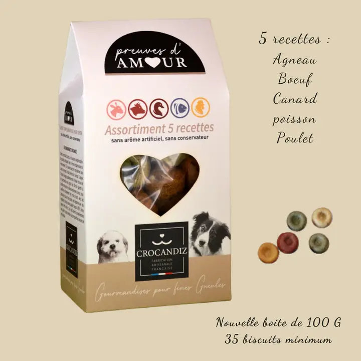 Biscuits pour chien , friandises chien, 5 recettes