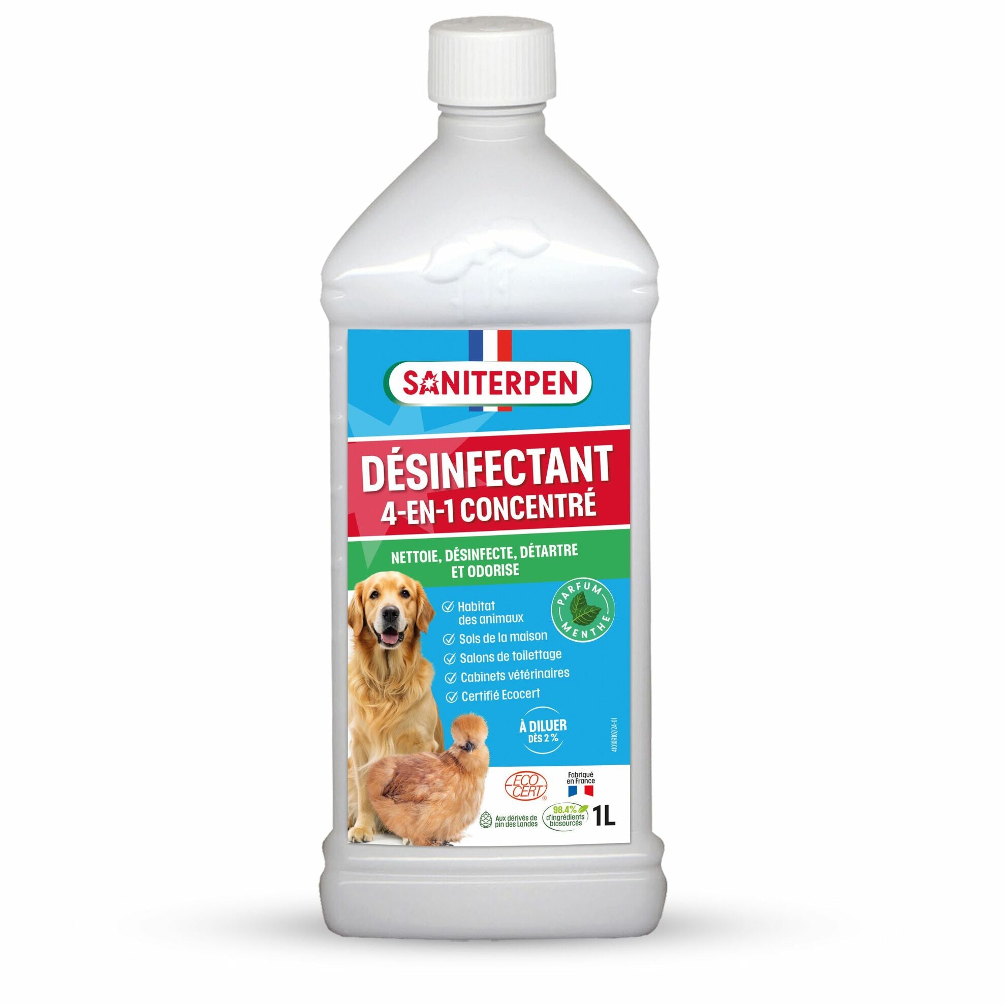 Désinfectant 4 en 1 Concentré