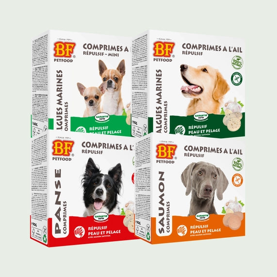 Comprimés répulsifs parasites pour chiens