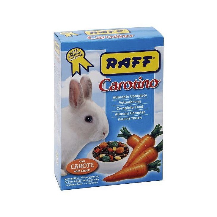 Raff Carotino 900g pour lapins nain