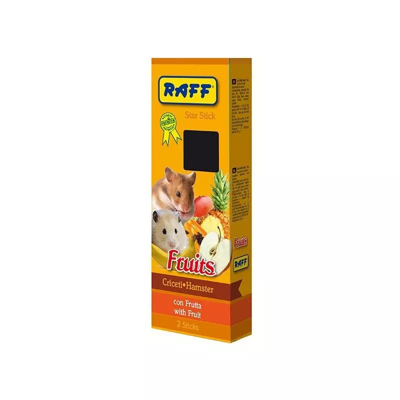 Bâtonnet Raff Star Fruits pour Hamster 112 g