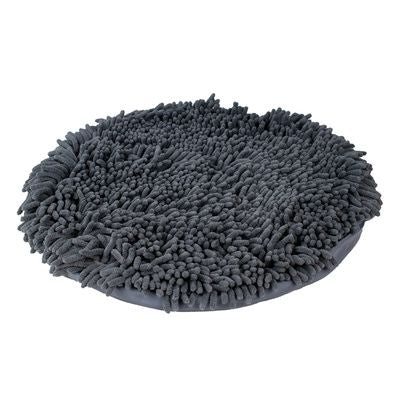 Tapis de fouille circulaire gris
