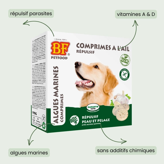 Comprimés répulsifs parasites pour chiens