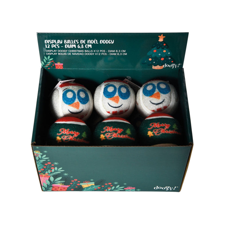 Lot de 12 balles de Noël,