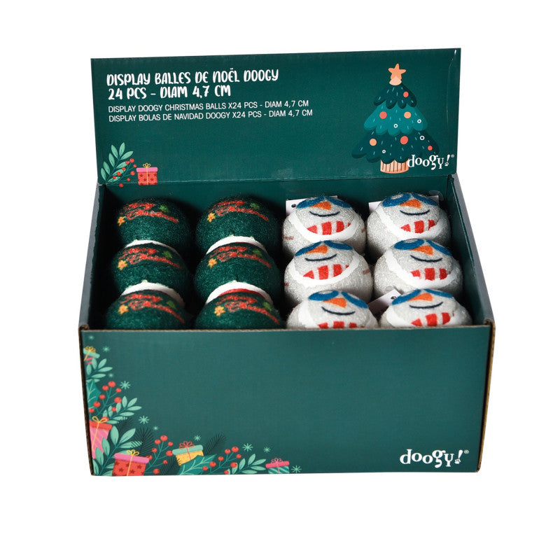 Display Balles de Noël Doogy x24PCS