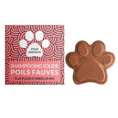 shampoing solide poils fauve
