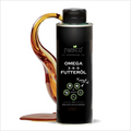 Huile alimentaire Oméga 3-6-9 + Vitamine E | Mélange de haute qualité d'huiles de saumon, chanvre, colza, onagre et cumin noir | pour BARF, croquettes et nourriture humide