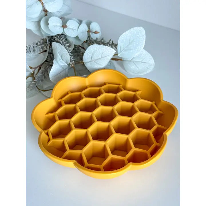 Slow Bowl Tournesol, tapis à lécher pour chiens et chats
