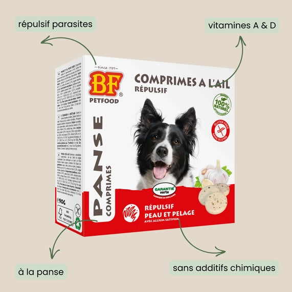 Comprimés répulsifs parasites pour chiens