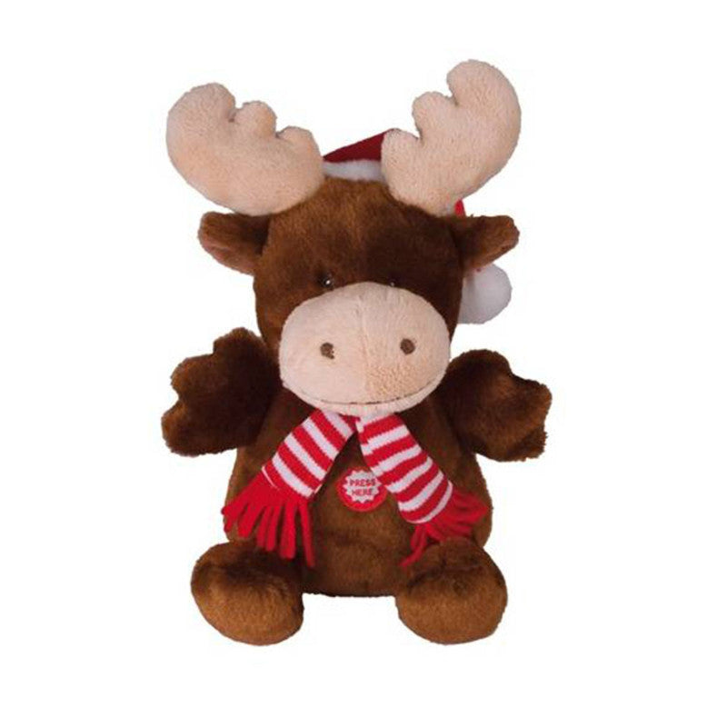 Peluche sonore Renne de noël