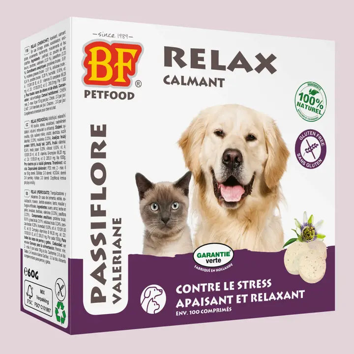 Relax comprimés calmant pour chien et chat
