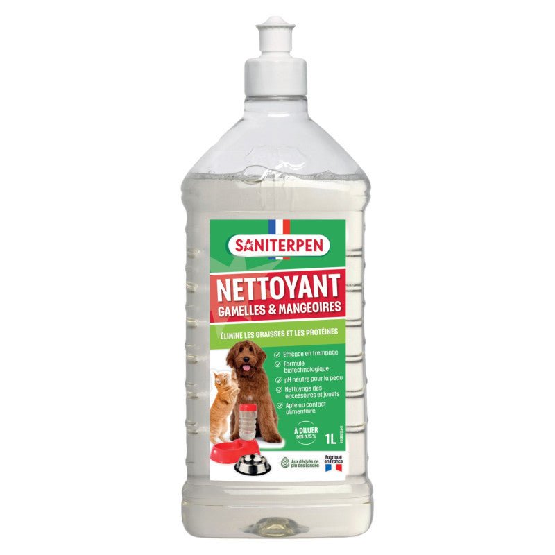 Saniterpen Nettoyant Spécial Gamelles & Mangeoires - Pin des Landes 1L