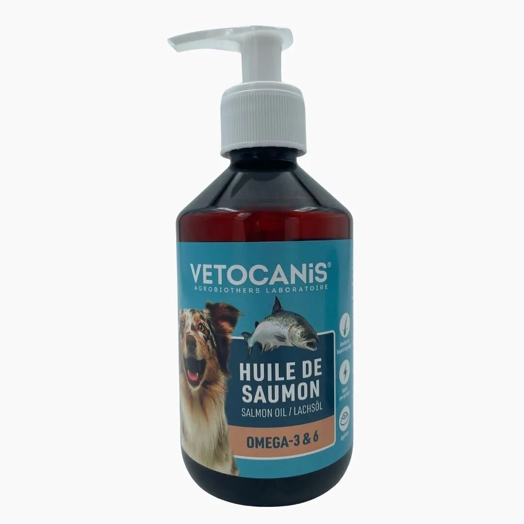 Huile de saumon pour Chien & Chat