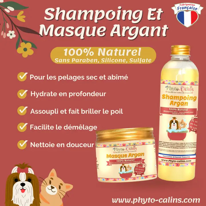 Shampoing Hydratant a L'Argan 100% Naturels
