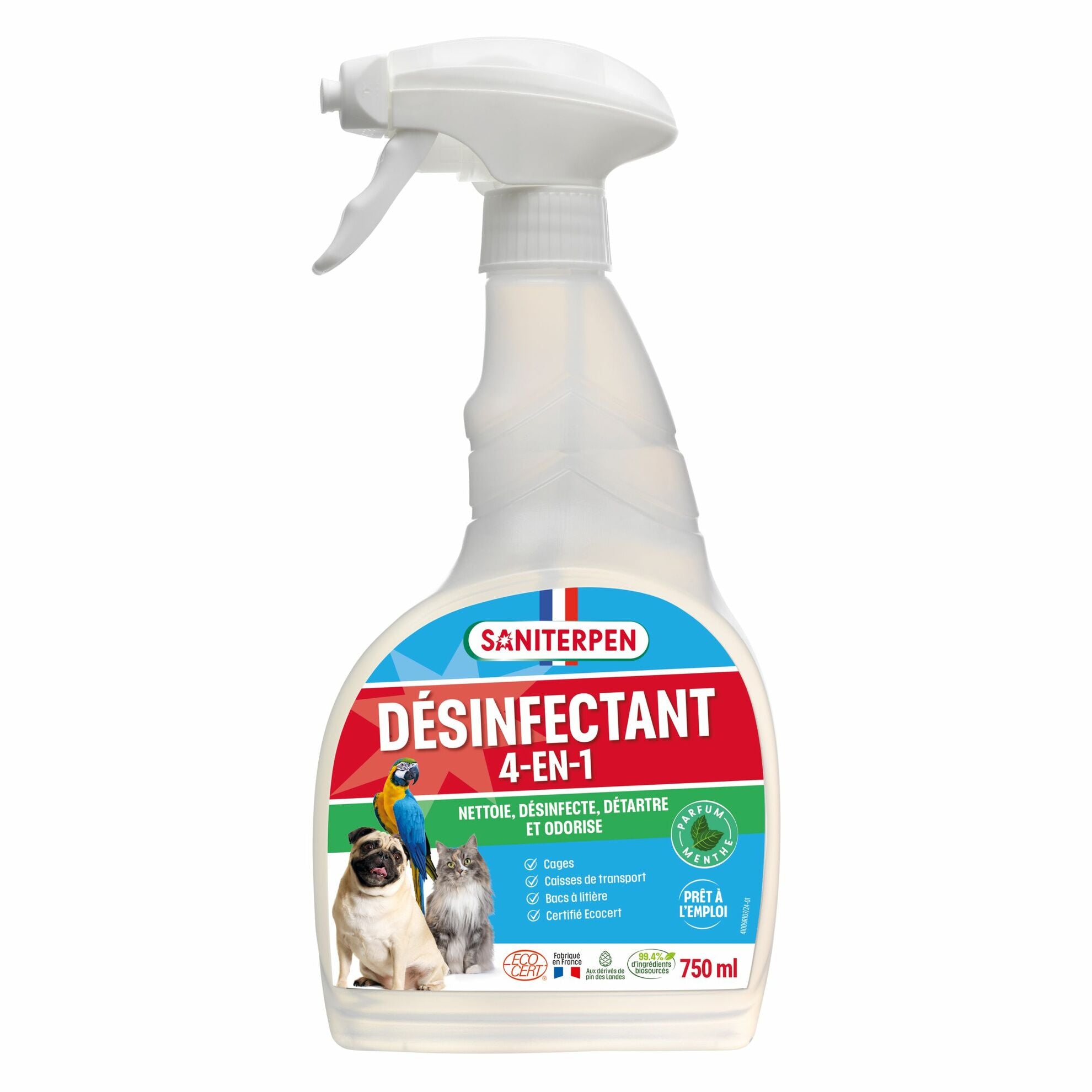 Spray Saniterpen désinfectant