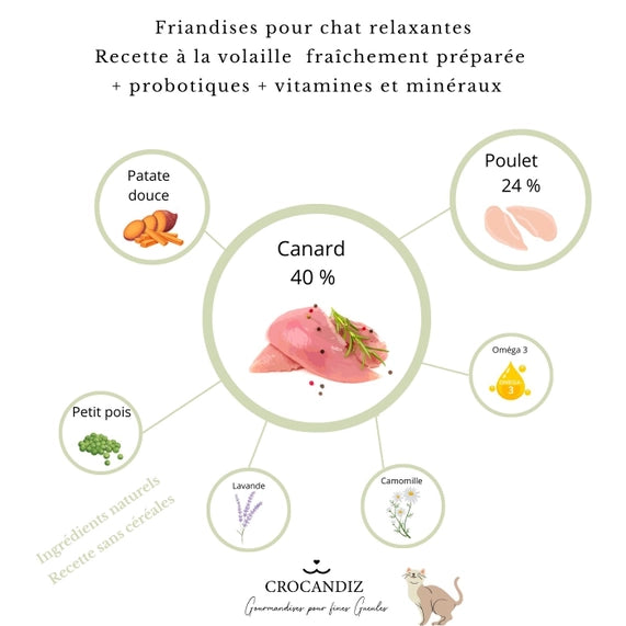 Friandises Relaxantes pour chat